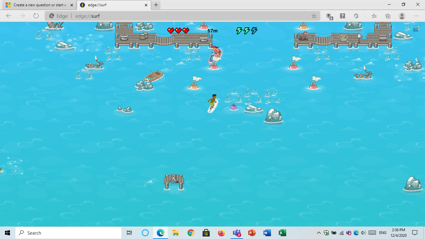 In Edge Surf game we can become the octopus!!!! - Microsoft Community