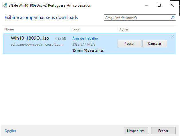 Não foi possível instalar o Windows 10: Erro 0xC1900101 - 0x20017 -  Microsoft Community