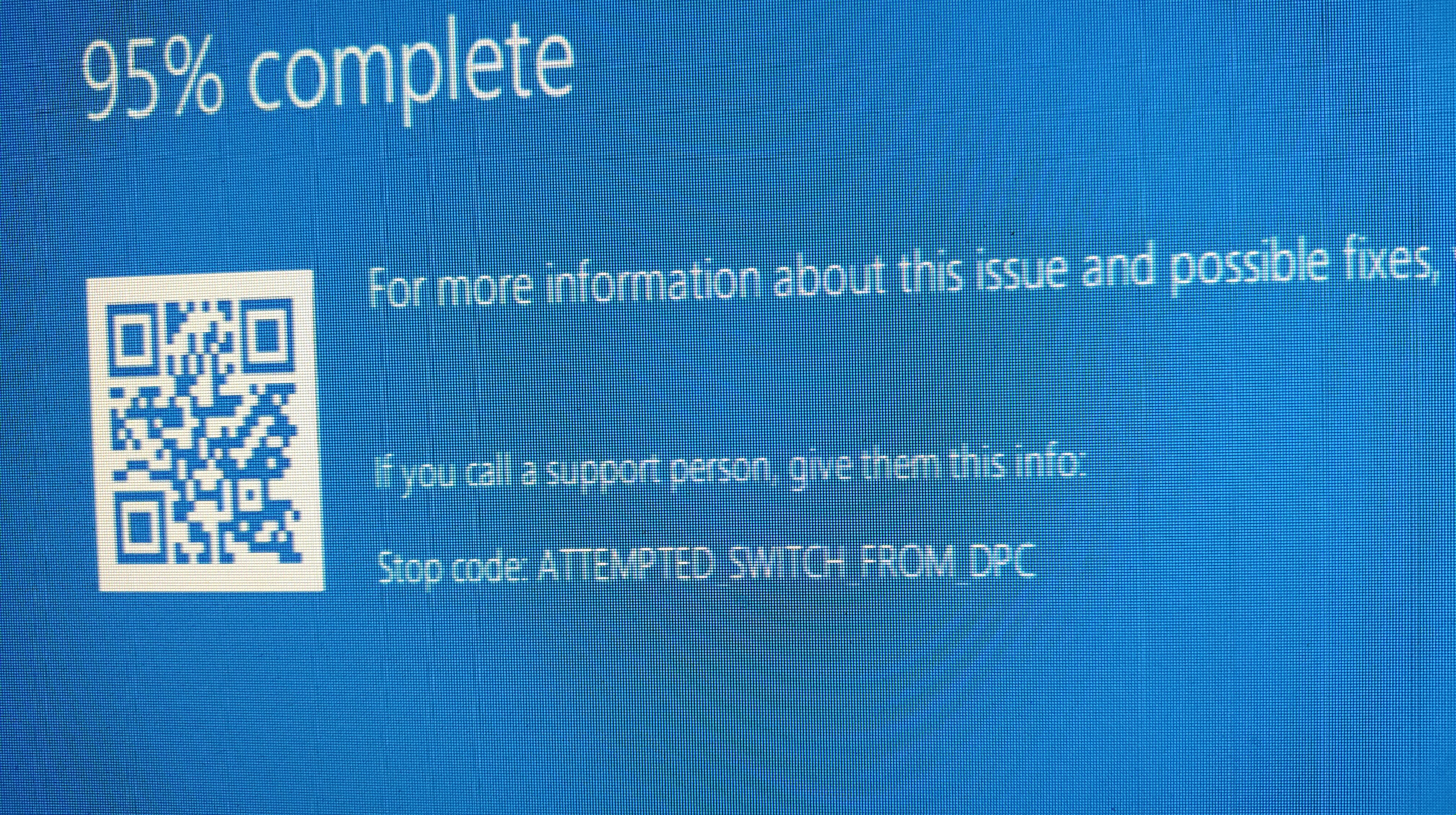 System threading c. System thread exception not Handled.