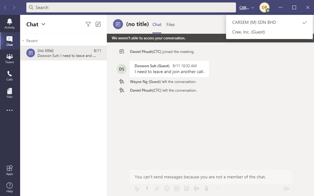 Microsoft Teams Cannot Join Invitation - Microsoft Community