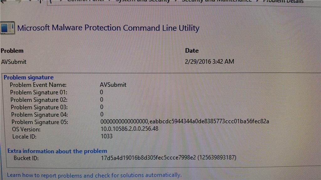 Microsoft Malware Protection Command Line Utility - Microsoft Community