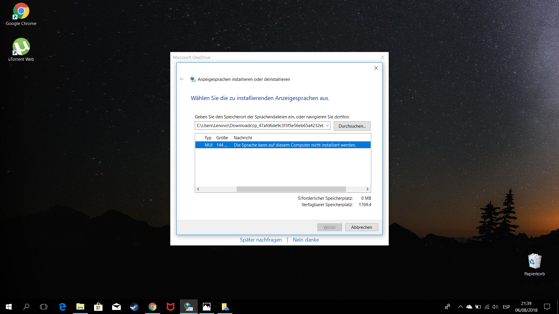 Windows 10 ~ No Me Deja Instalar El Idioma Español En Un Equipo Microsoft Community 2719