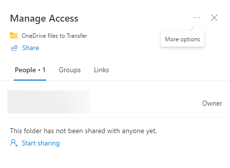 Why would one user have a &ldquo;Grant Access&rdquo; button to transfer files 