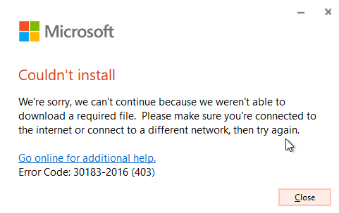 wacom.com is down for more than 5 days: 403 Forbidden. Microsoft