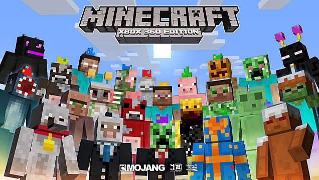 All Minecraft Xbox 360 Edition Skins and Skin Packs 