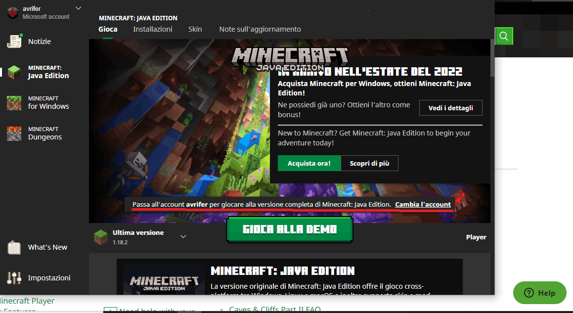 Minecraft Mojang account can be transferred to Microsoft account