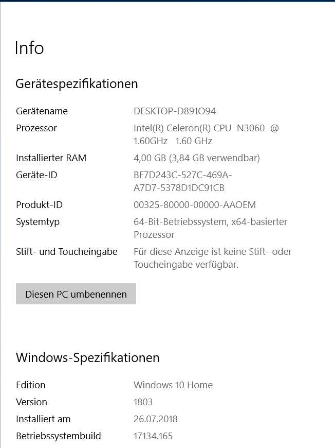 Windows 10, Netzwerkadapter verschwunden