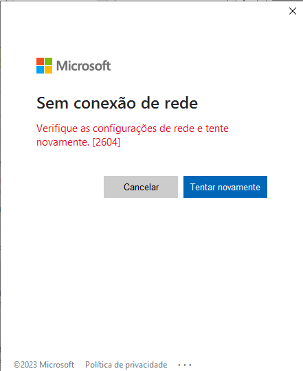 Verificar a sua conta. Verifique se você entrou na Microsoft Store