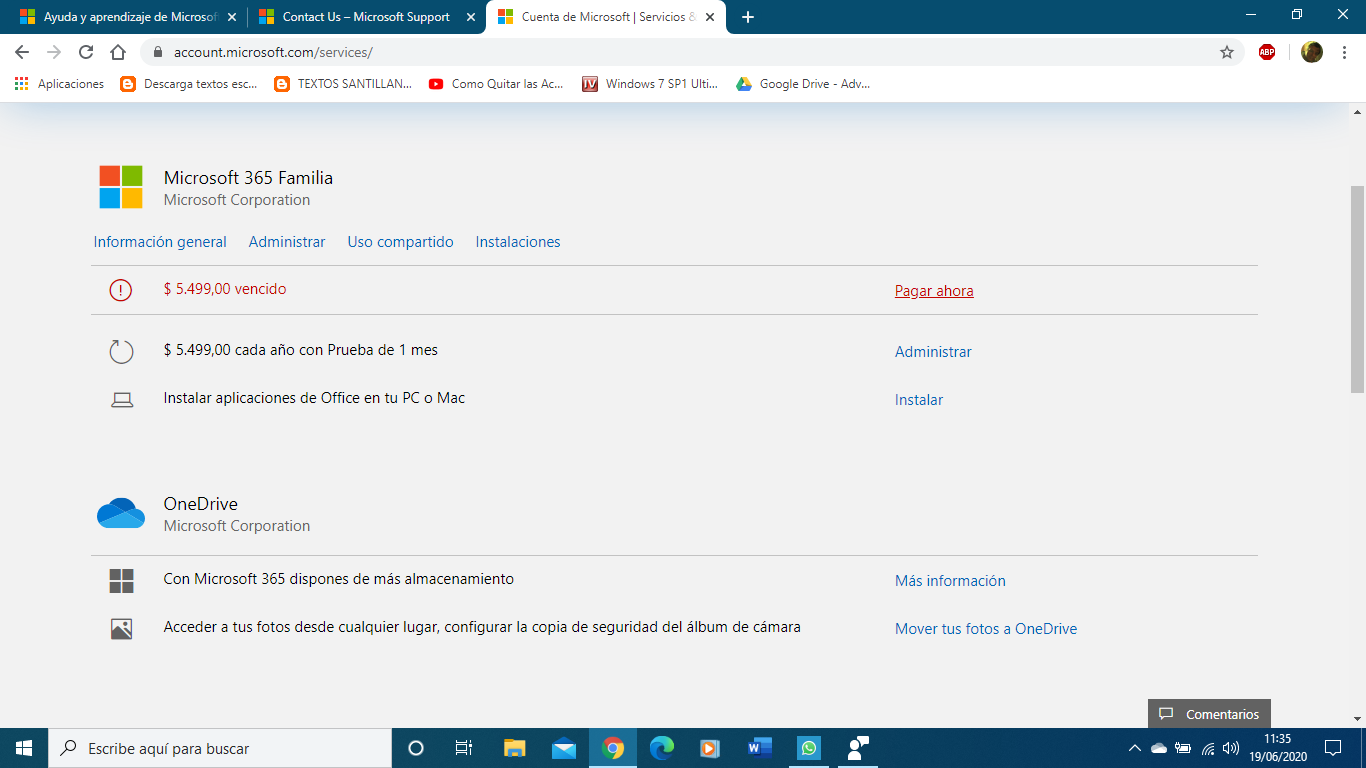 CANCELAR SUSCRIPCION MICROSOFT 365 - Microsoft Community