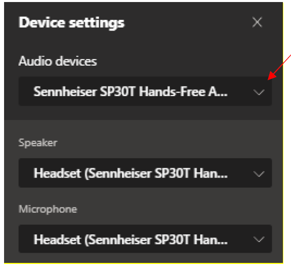 Sennheiser SP30t Not Connecting to Teams Microsoft Community