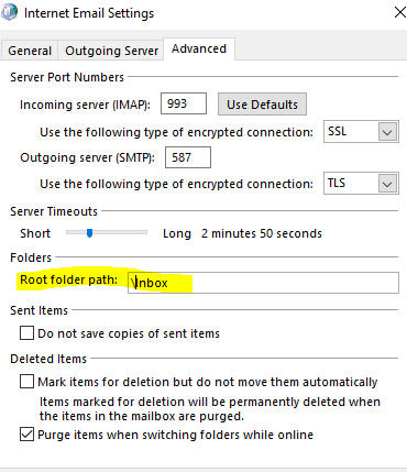 Outlook Stuck Synchronizing Inbox