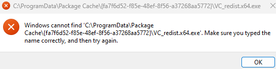 Unable To Delete Microsoft Visual C++ 2015-2019 Redistributable (x86 ...