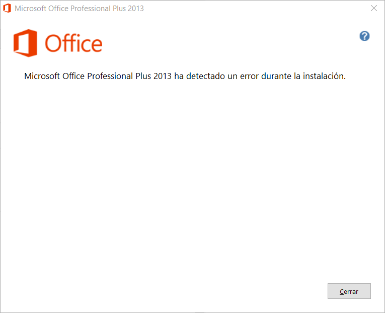 Office 2016 - Error al intentar instalar Microsoft Office Professional -  Microsoft Community