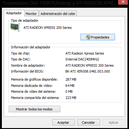 Que tarjeta grafica discount tengo windows 7