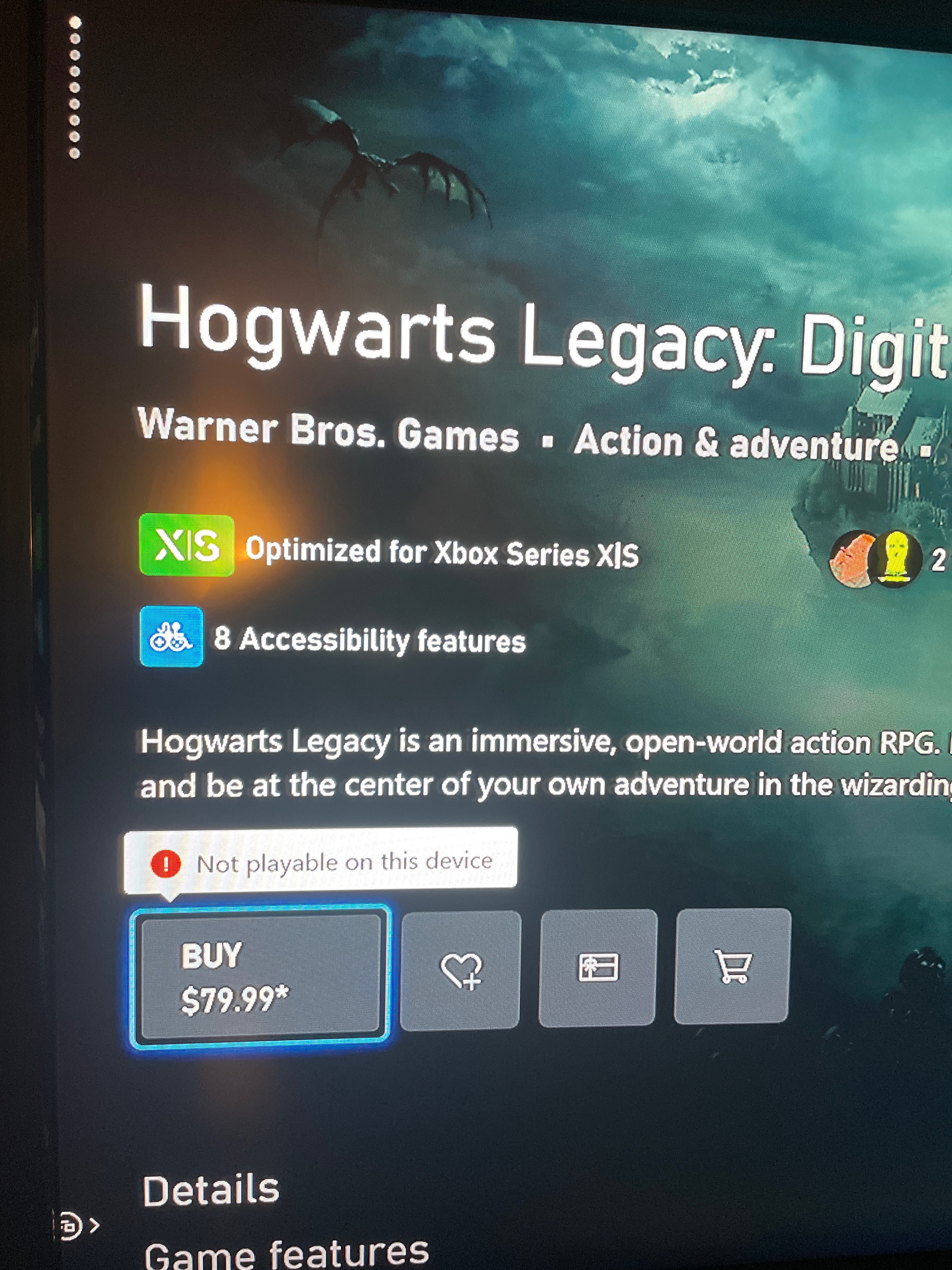 Why does it say “not playable on this device” when I try to buy hog -  Microsoft Community