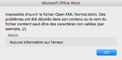 Modifier Le Modele De Demarrage Normal De Word Microsoft Community