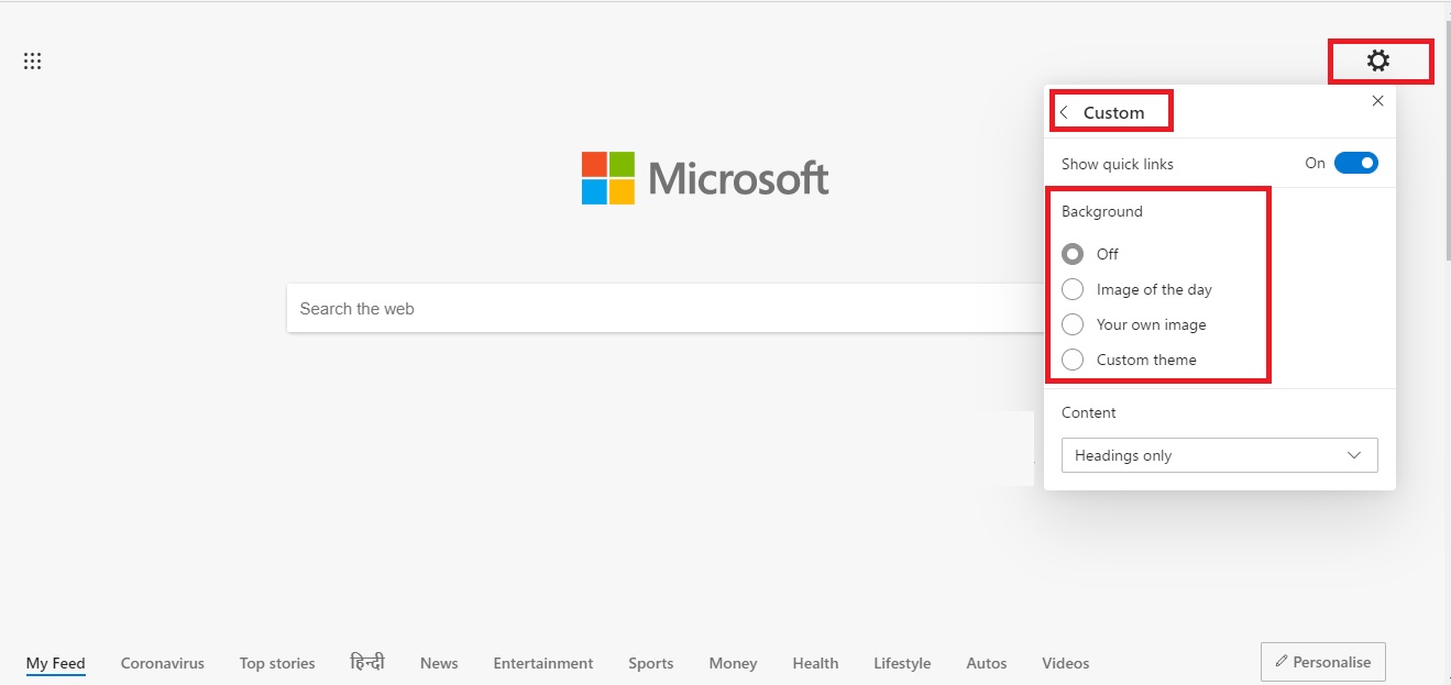 How To Change Background On Search Bar On Bing Search To Something ...