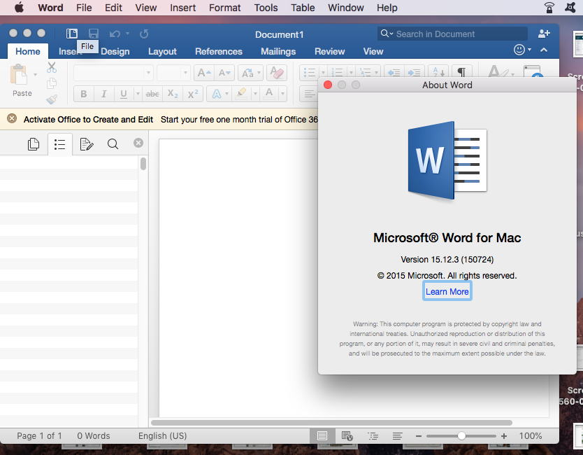 Activate Office 2016 For Mac - Microsoft Community