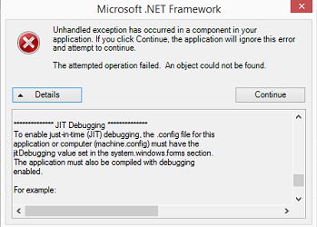 Microsoft.Net framework error - Microsoft Community