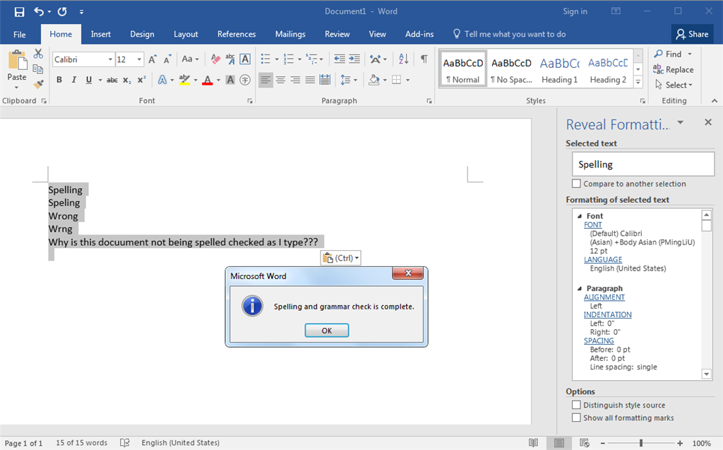 Spell Checker In Word 2016 Fasriq