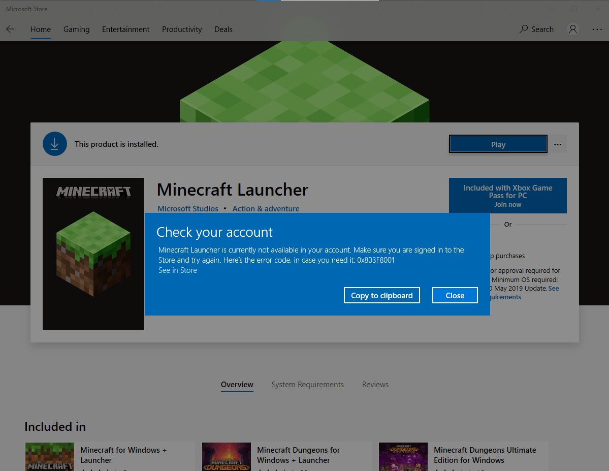 Get Minecraft for Windows - Microsoft Store en-MS