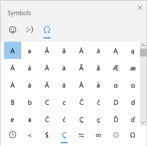 How To Add Kaomoji Using Touch Keyboard Windows 10 Microsoft Community