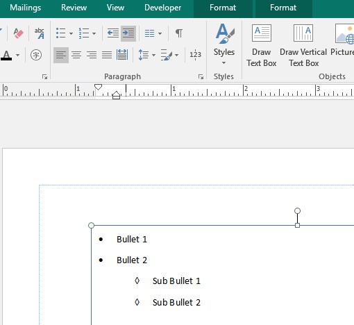 How To Get Sub Bullet Points On Microsoft Publisher 15 Microsoft Community