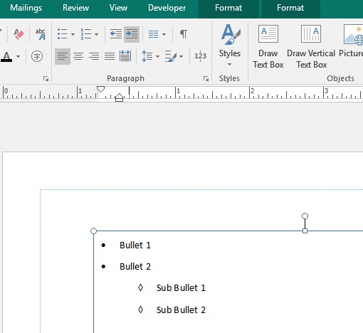 How To Get Sub Bullet Points On Microsoft Publisher 15 Microsoft Community