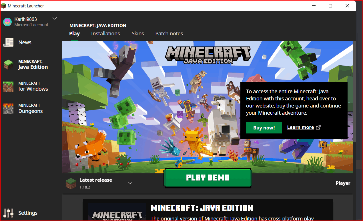 I tried to redeem Minecraft Java edition with the bundle since I already  own bedrock edition but it isn't working. Need help. : r/Minecraft