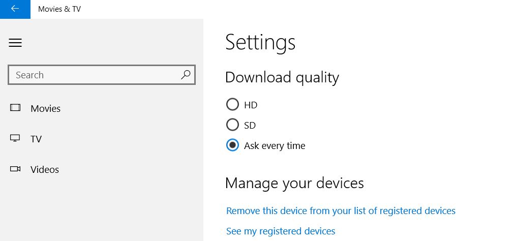 How Can You Remove A Device From Movies Tv App On Windows 10 If Microsoft Community