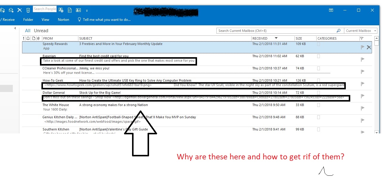 Remove email text line from outlook 2016 microsoft community