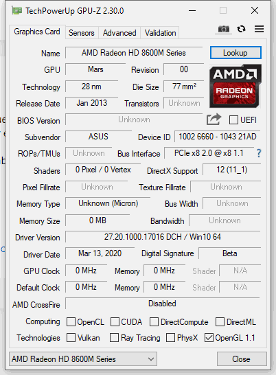 Amd radeon 8600m series driver online download