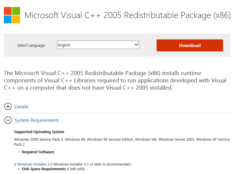 Microsoft Visual C Redistributable Download Fail Windows 8 Microsoft Community