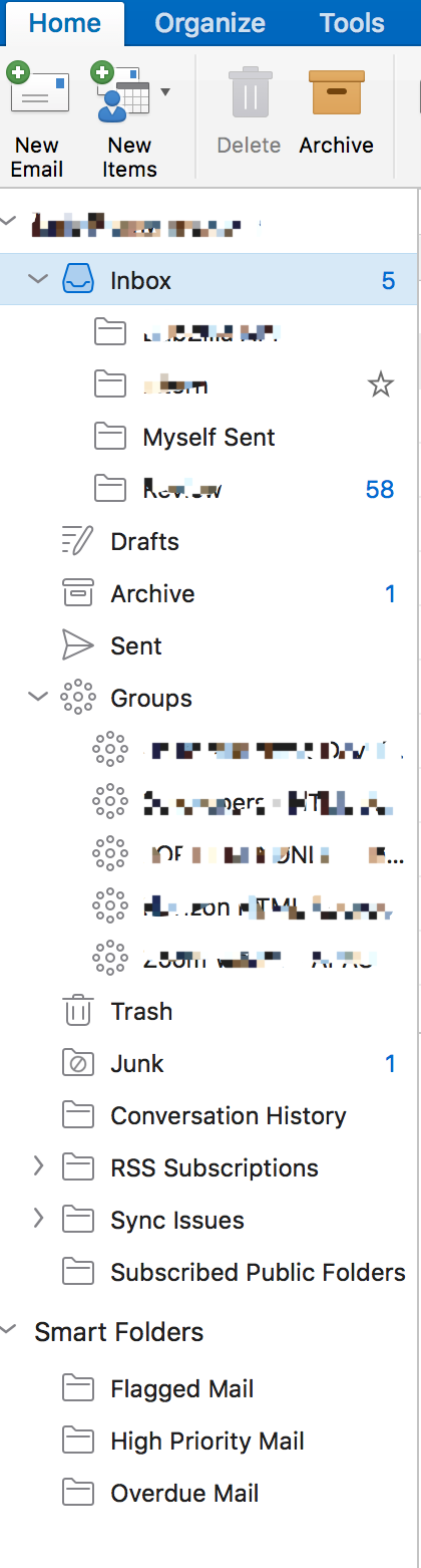 1 Unread Message In Outlook For Mac