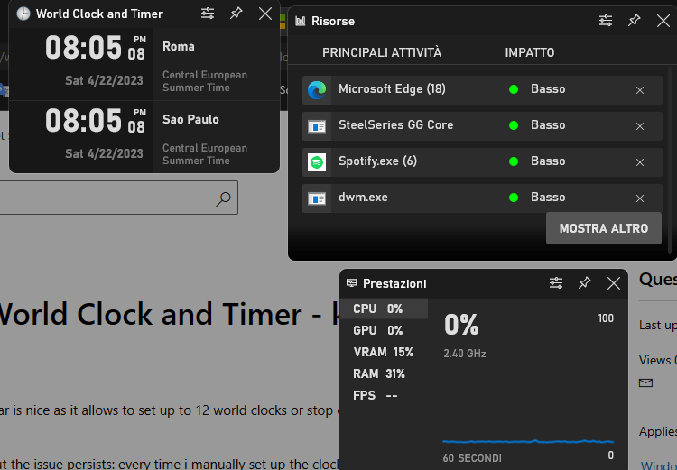 World Clock and Timer - Microsoft Apps