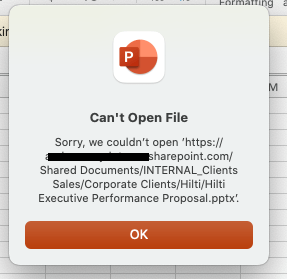 Can't open files across Microsoft office products - Microsoft Community