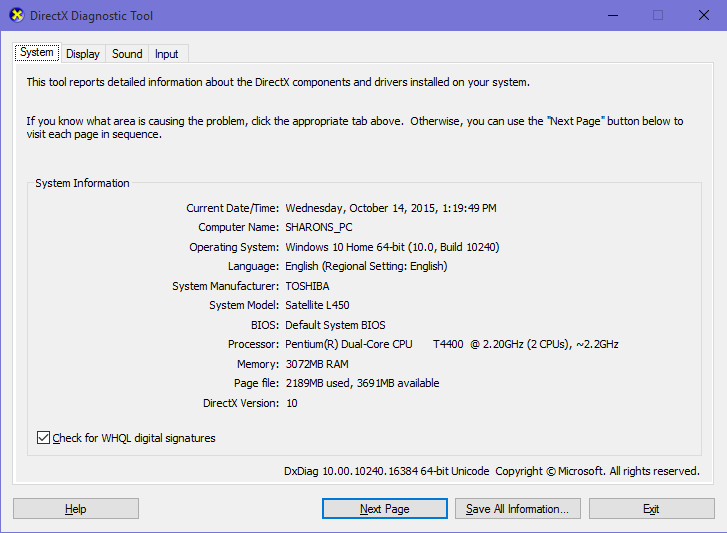 Update Directx In Windows 10 Microsoft Community
