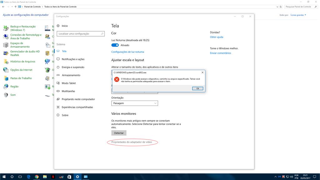 Tela dividida em vídeos, no Windows 10 - Microsoft Community