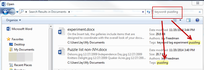 Windows 10 Search Word Documents