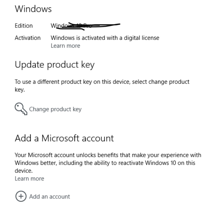 Windows 10 Activation After Reinstalling - Microsoft Community