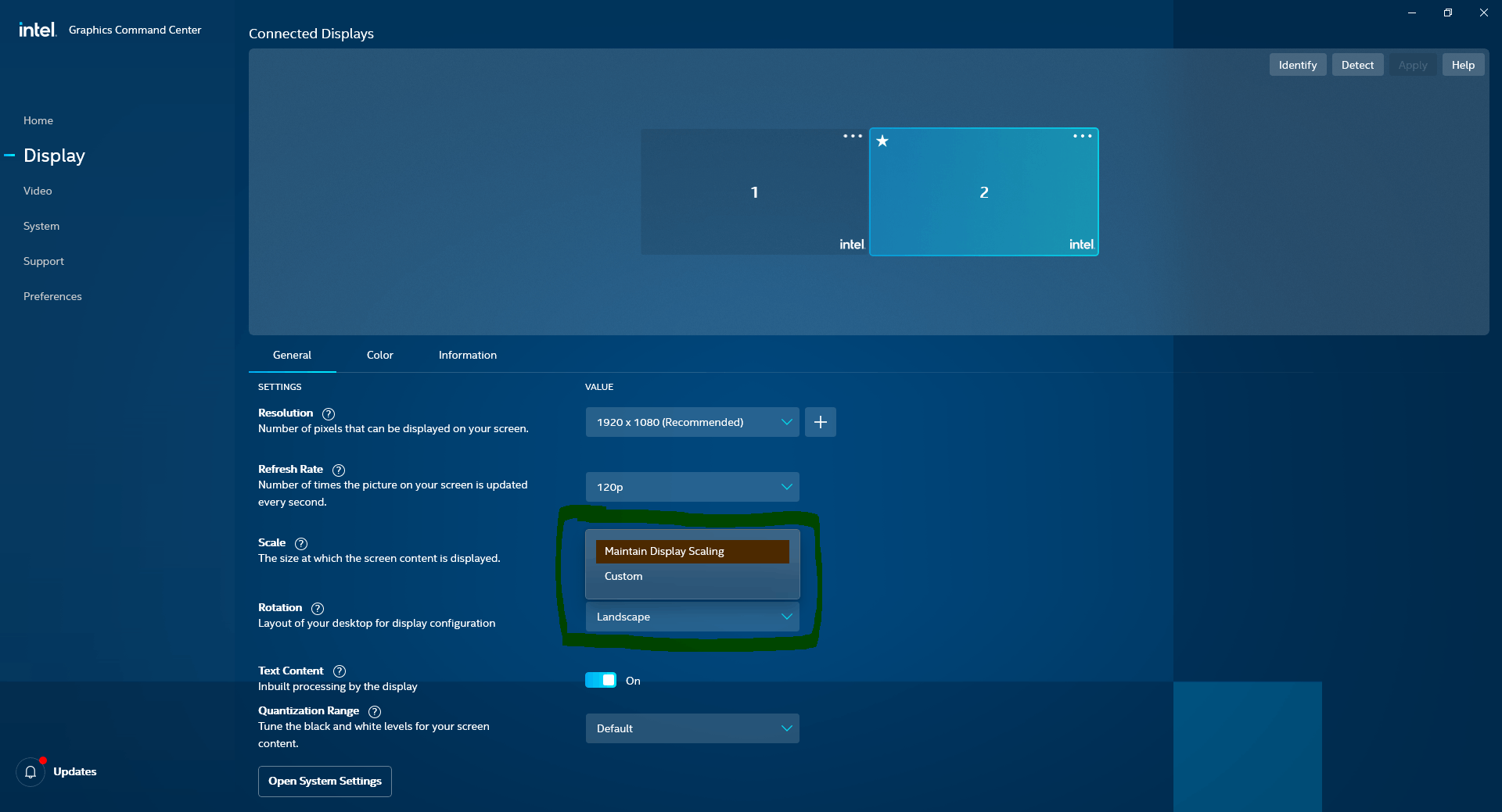 intel-graphics-command-center-scaling-setting-missing-microsoft