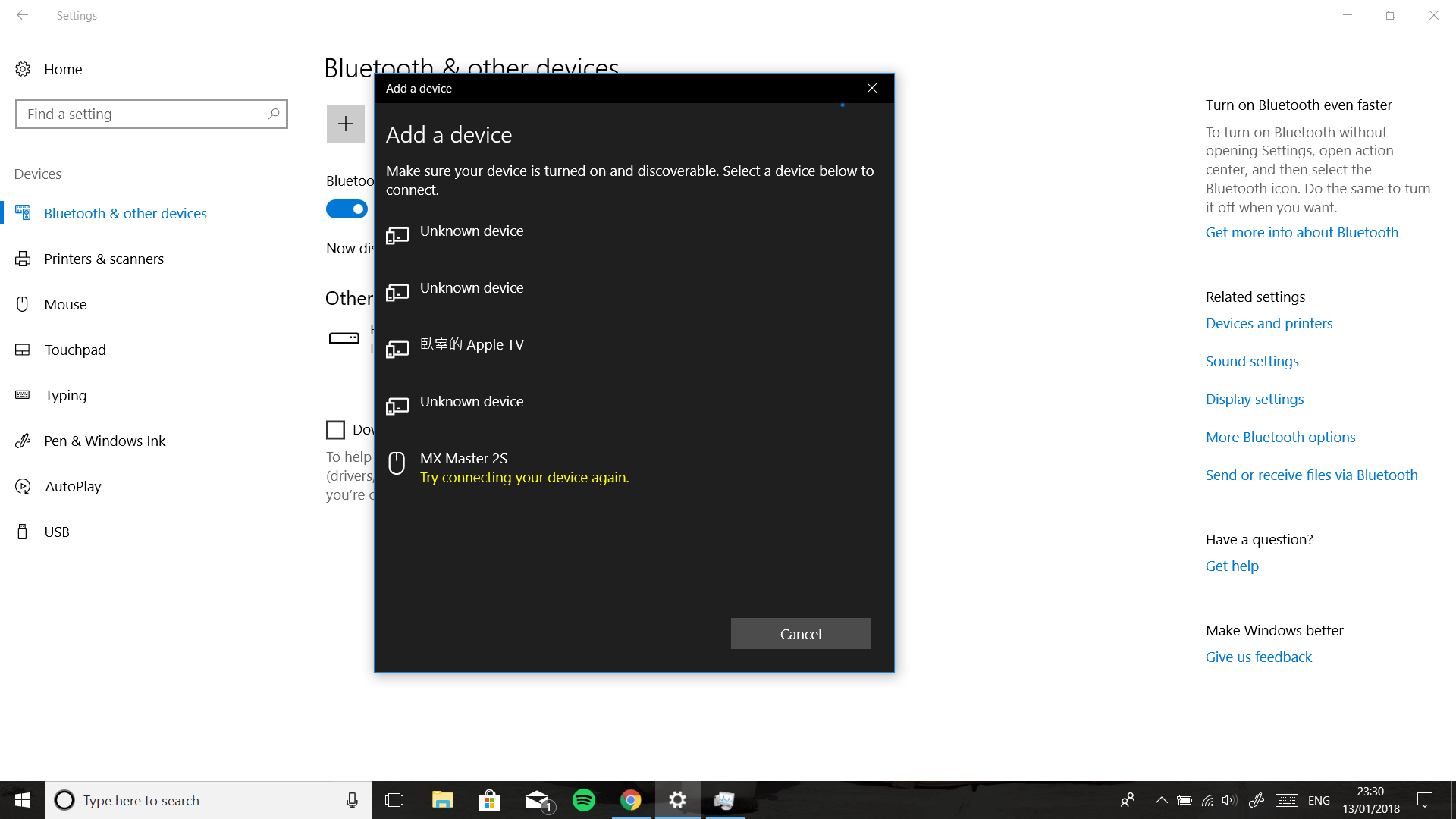 adding airpods to windows 10