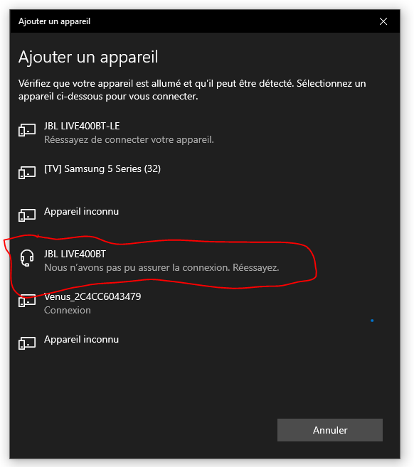 How do i connect my jbl discount bluetooth headphones to my laptop windows 10