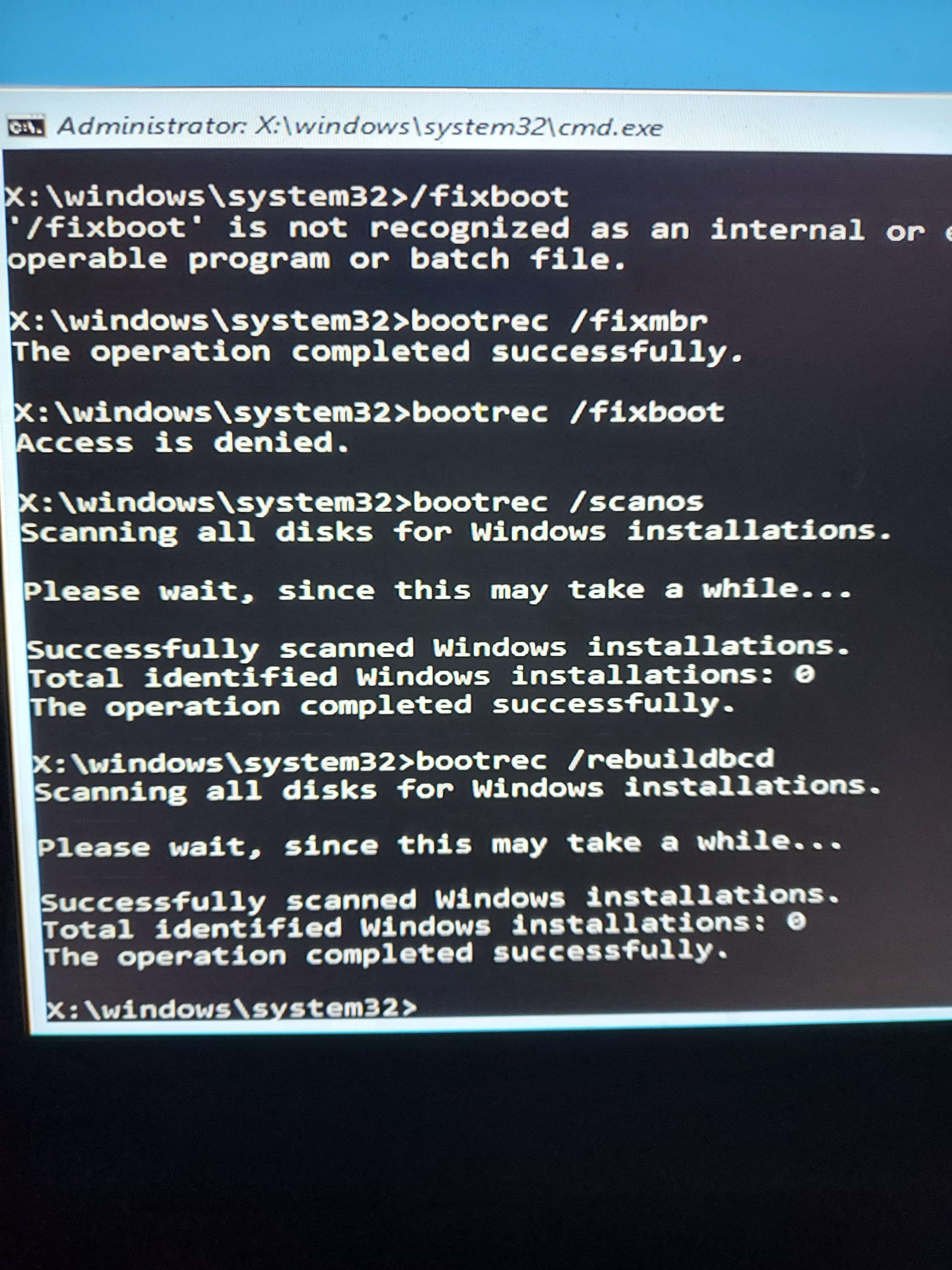 Laptop Recently Bluescreened And Is Now Stuck In Automatic Repair Loop ...