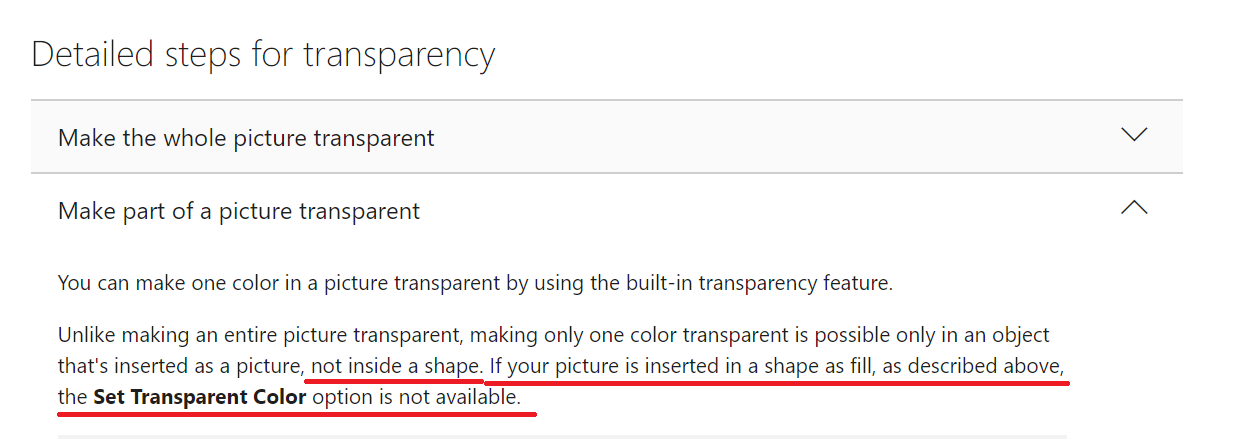 Make a picture transparent - Microsoft Support