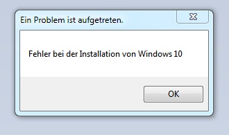 Fehler Bei Windows 10 Installation Microsoft Community