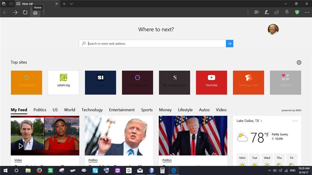 Top Sites Icons On Microsoft Edge Microsoft Community