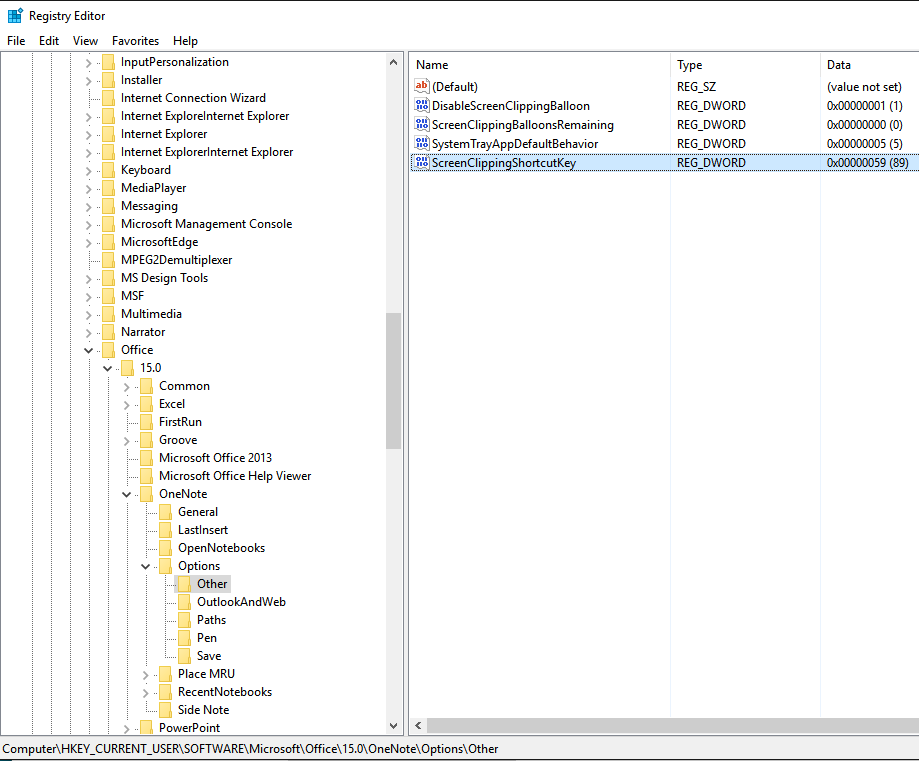 windows-10-onenote-2013-screen-clipping-shortcut-not-working-microsoft-community