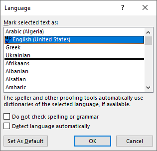 Afrikaans spell check - Microsoft Community