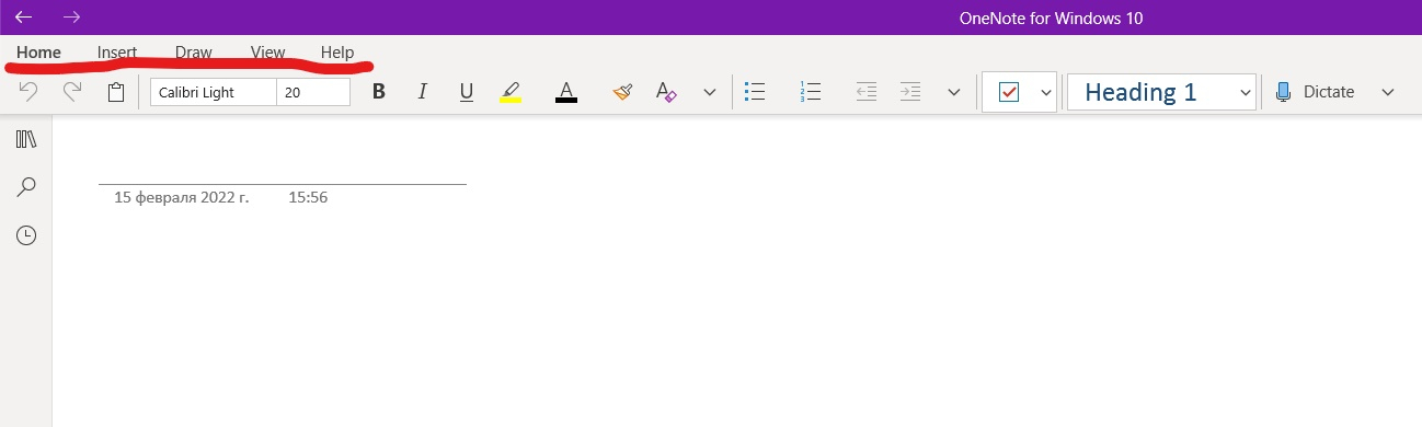 OneNote For Windows 10. Язык Меню Сегодня Сам Изменился С Русского.